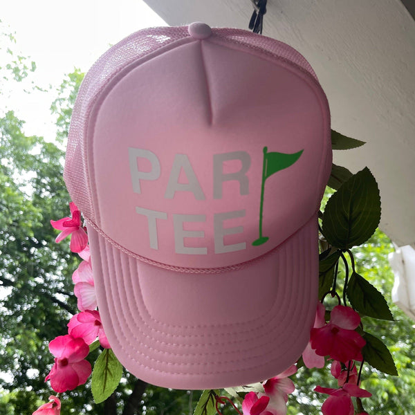 ParTee Golf Trucker Hat Light Pink
