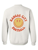 Kansas City Chiefs Smiley Face Sweatshirt