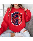 Saint Louis City Soccer Faux Sequin Sweatshirt