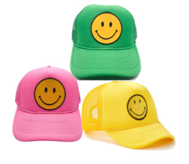 Smiley Face Trucker Hats