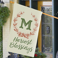 Personalized Fall House Flag, Harvest House Flag