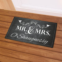 Mr. & Mrs. Welcome Doormat