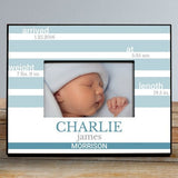 New Baby Girl Personalized Frame-New Baby Boy Personalized Frame-Custom New Baby Frame
