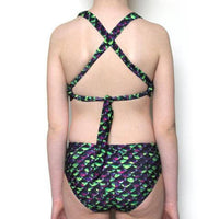 Mermaid Bikini Set in Dragon Tail Pattern