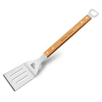 Personalized BBQ Bamboo Spatula with Bottle Opener