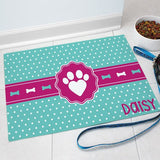 Personalized Pet Mat and Bowl Set-Personalized Dog Bowl-Personalized Pet Mat
