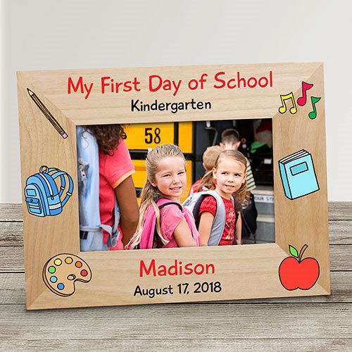 My First Day of School Frame-Personalized Back to School Frame