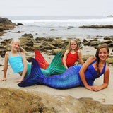 Mermaid Tail-Ocean Deep Pattern-Swimmable Mermaid Tail