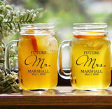 Personalized Mr. and Mrs. Mason Jars-Future Mr. and Mrs. Mason Jars