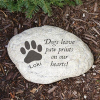 Personalized Dog Sympathy Garden Stone-Dog Memorial Garden Stone