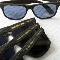 Personalized Metallic Sunglasses in Black (Pack of 75)