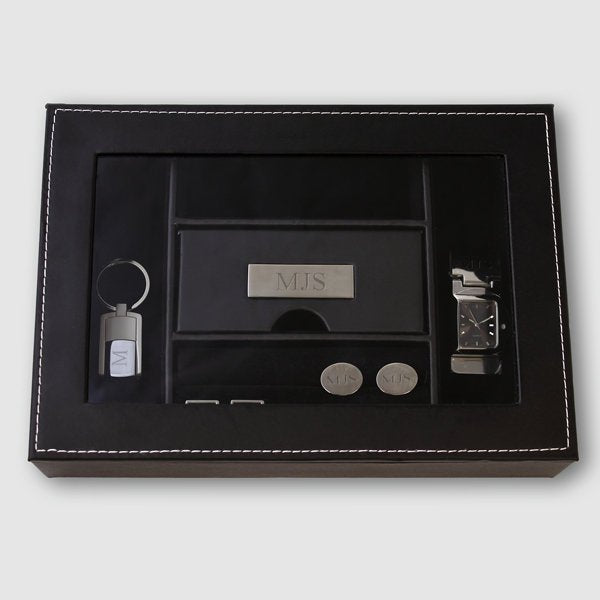 Engraved Men's Valet Box