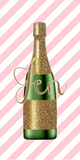 Personalized Champagne Beach Towel