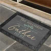 Personalized Friends & Family Gather Doormat